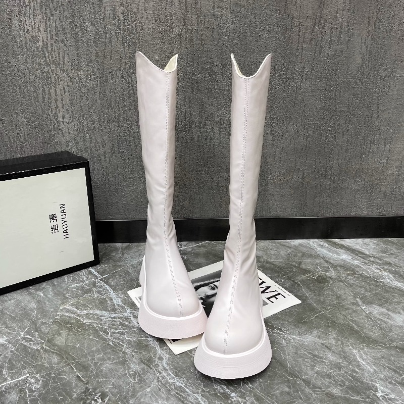 Women'S Fashion Korea - Новые женские простые однотонные нескользящие высокие