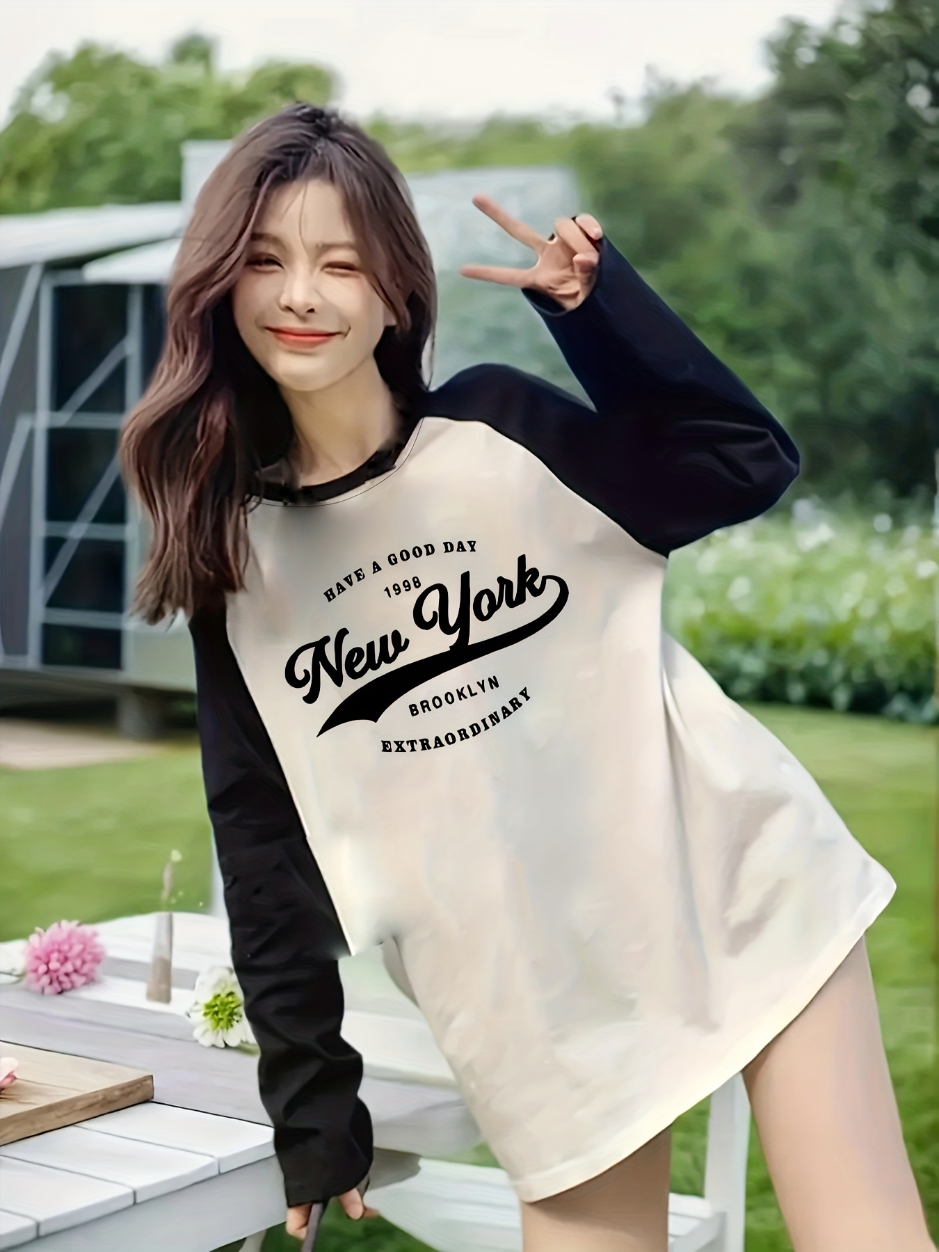 Women'S Fashion Korea - Женская футболка в стиле Y2K с