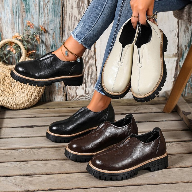 Women'S Fashion Shoes - Женские туфли в ретро-британском стиле на