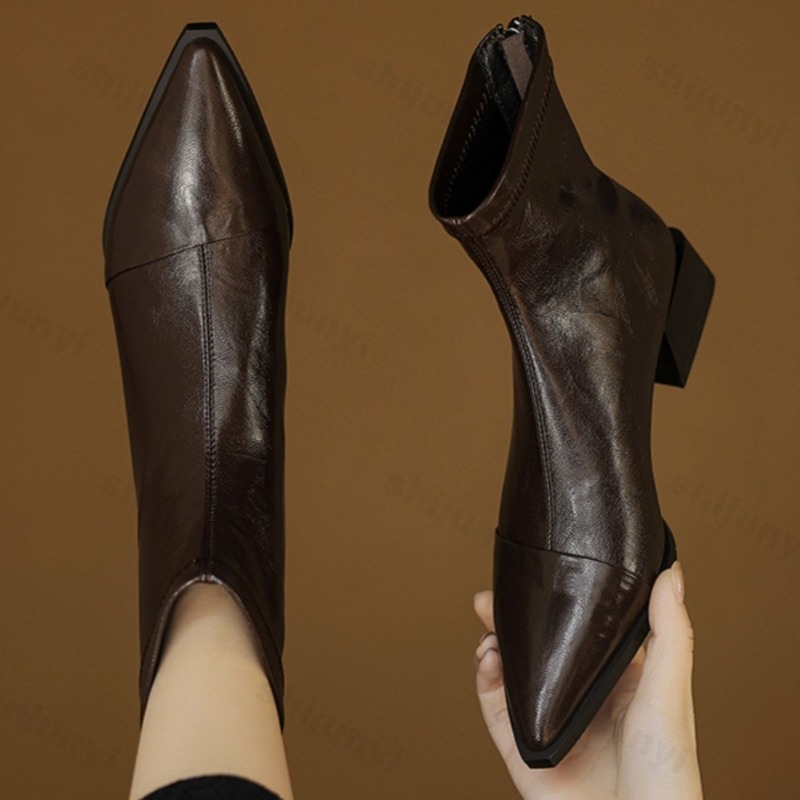 Women Pointed Short Boots 2025 – обзор и цена Women'S Fashion Korea
