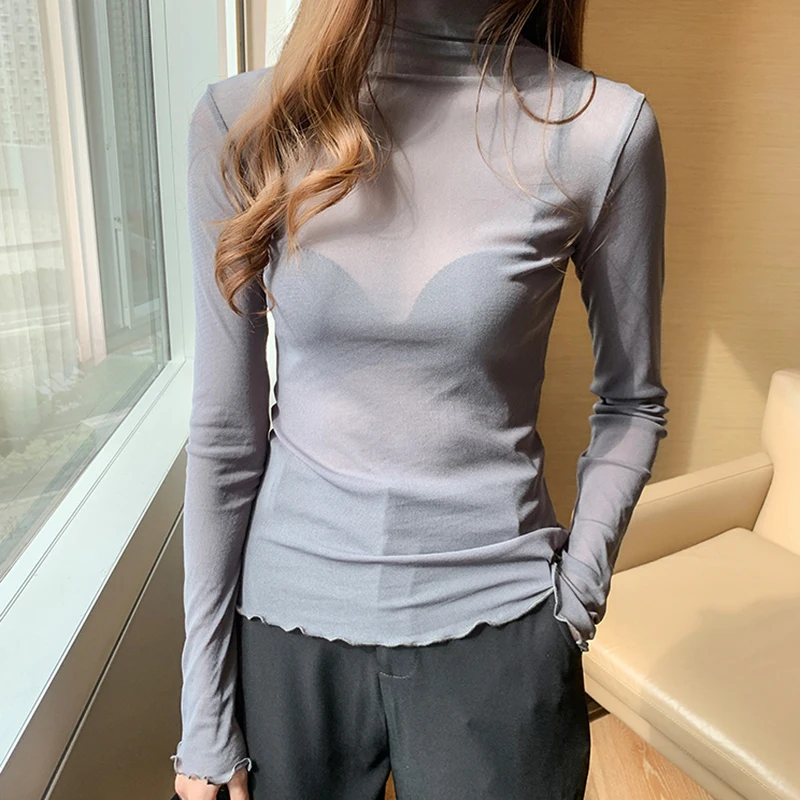 Женская прозрачная сетчатая бл – обзор и цена Women'S Fashion Korea