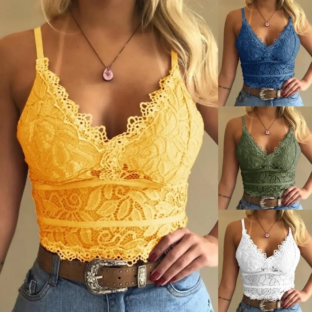 Женский кружевной бюстгальтер  – обзор и цена Lace Trim Cami