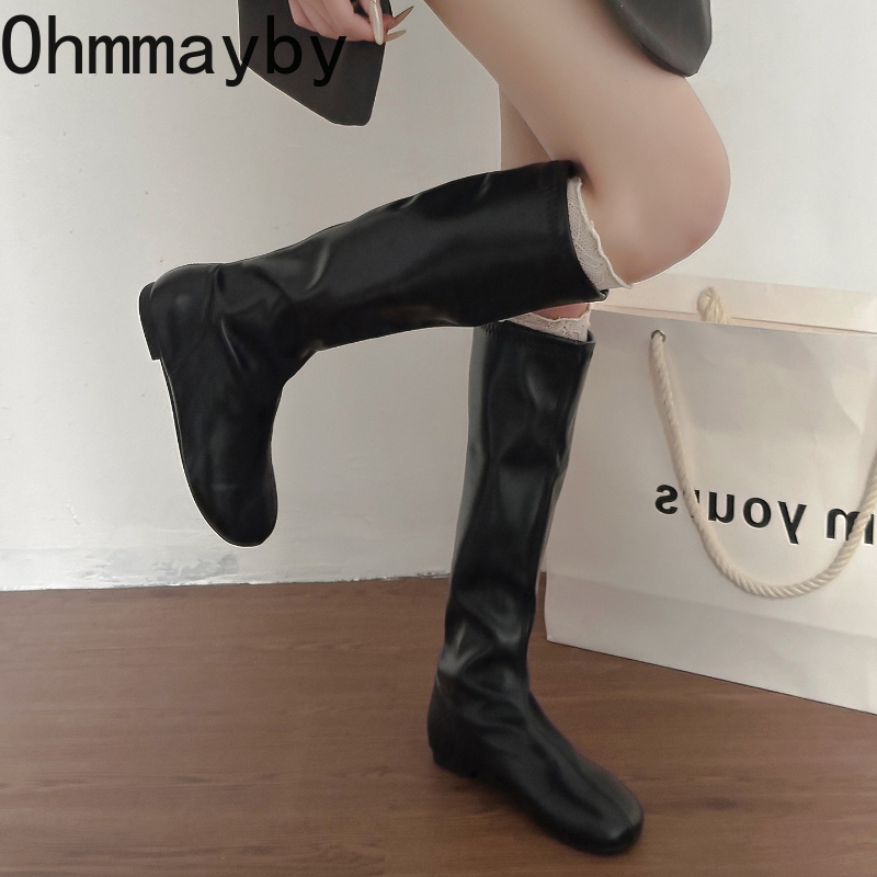 Женские высокие сапоги стрейч  – обзор и цена Women'S Fashion Korea
