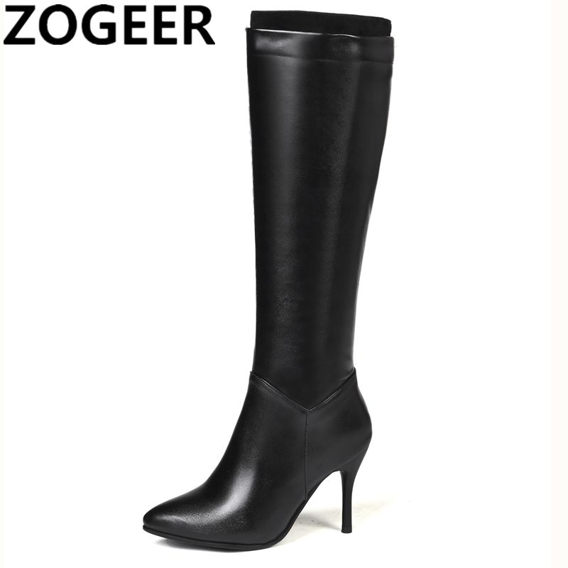 Классические осенне-зимние сап – обзор и цена Women'S Fashion Knee High Boots
