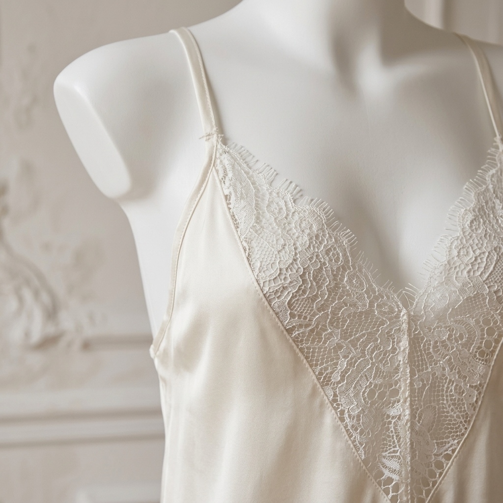 Женский пижамный комплект, шел – обзор и цена Lace Trim Cami