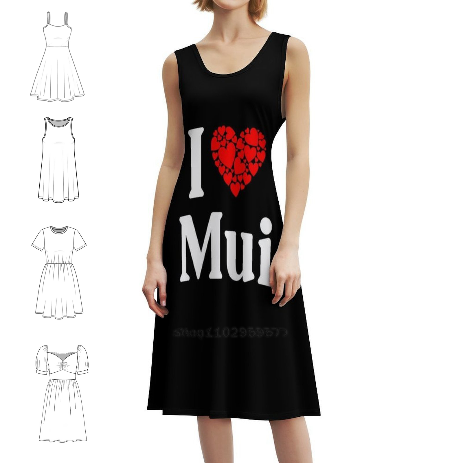 Mui Heart-I Love Mui Boho Шика – обзор и цена Women Fashion Dress Names